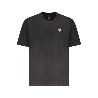 Guess Jeans Schwarzes Baumwolle Männer T-Shirt