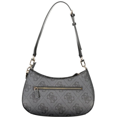 Guess Jeans Schwarz Polyethylen Frauen Handtasche