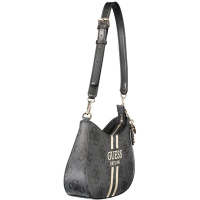 Guess Jeans Schwarz Polyethylen Frauen Handtasche