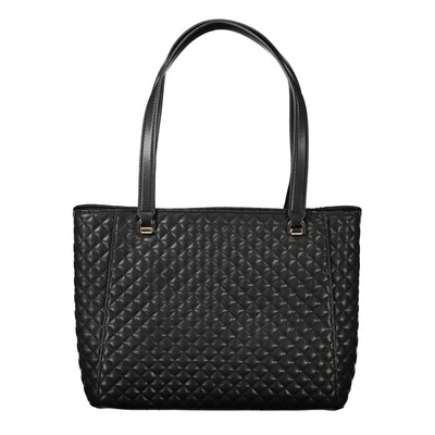 Guess Jeans Schwarz Polyethylen Frauen Handtasche