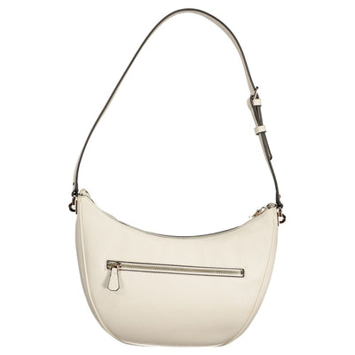 Guess Jeans Weiß Polyethylen Frauen Handtasche