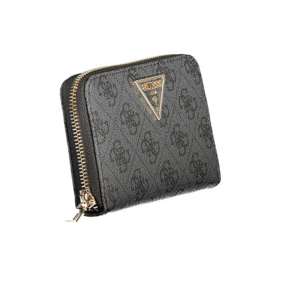 Guess Jeans Schwarzes Polyethylen Portemonnaie für Frauen