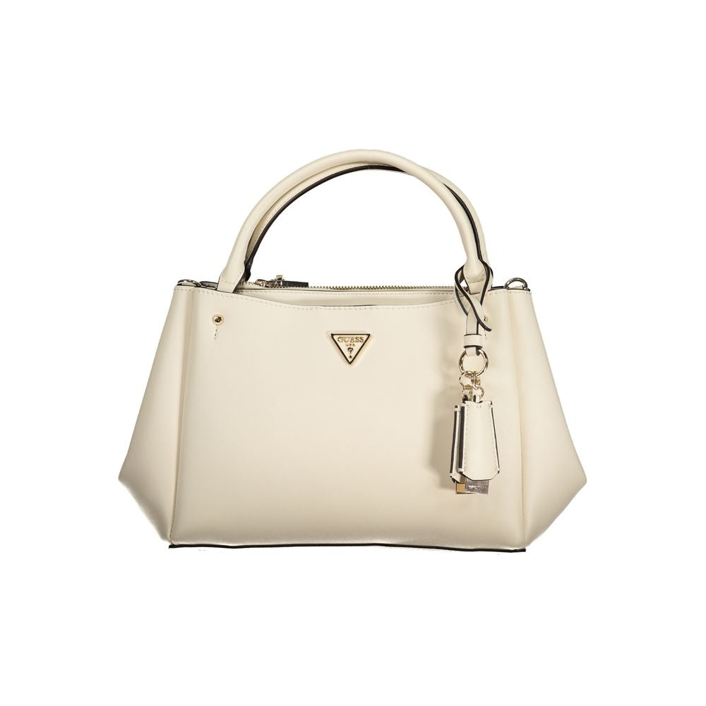 Guess Jeans Weiß Polyethylen Frauen Handtasche