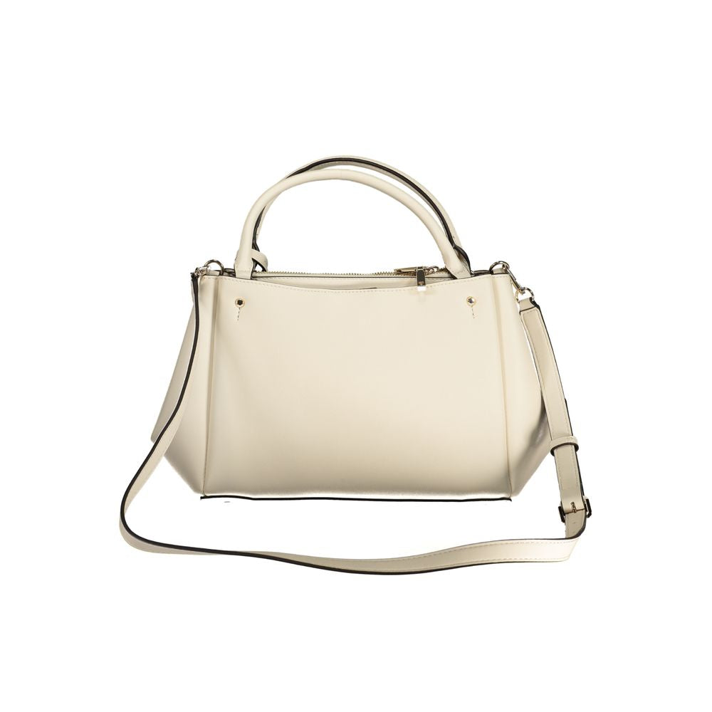 Guess Jeans Weiß Polyethylen Frauen Handtasche