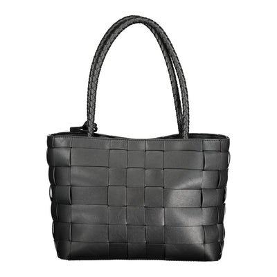 Guess Jeans Schwarz Polyethylen Frauen Handtasche