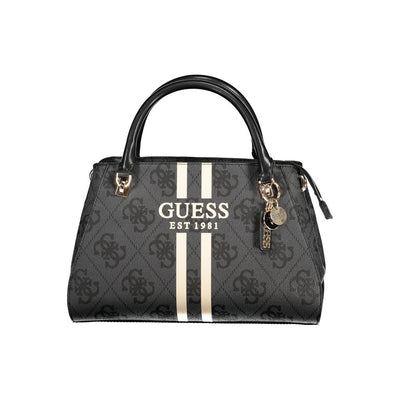 Guess Jeans Schwarz Polyethylen Frauen Handtasche