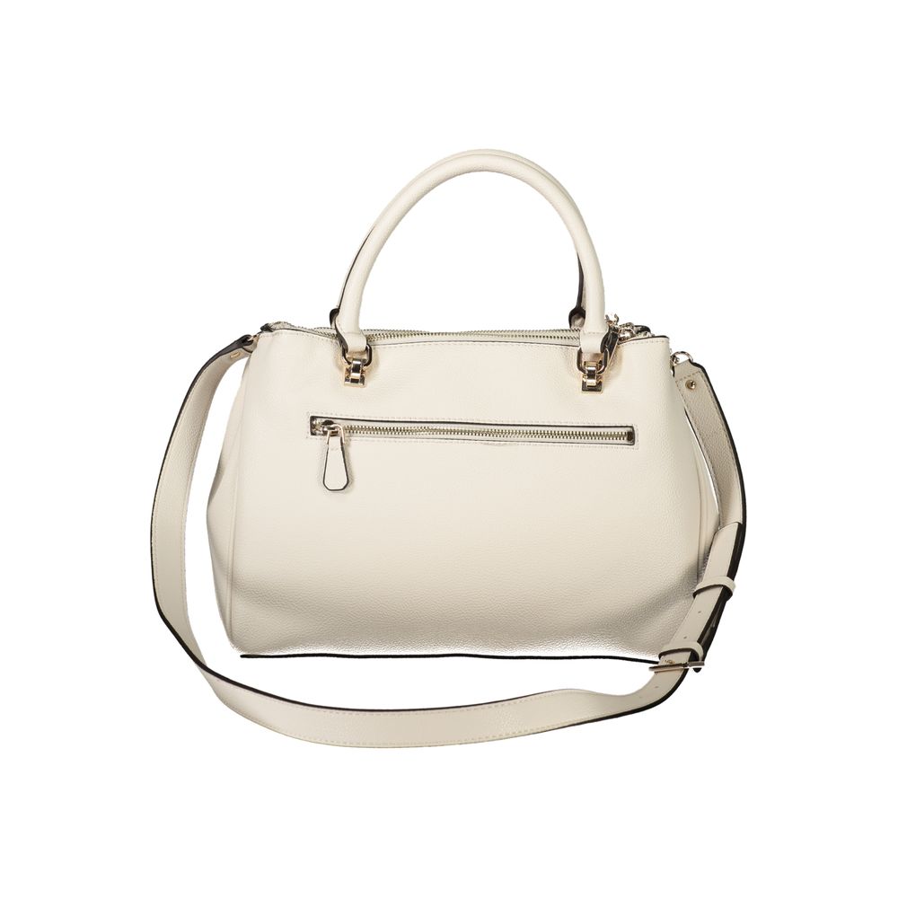 Guess Jeans Weiß Polyethylen Frauen Handtasche