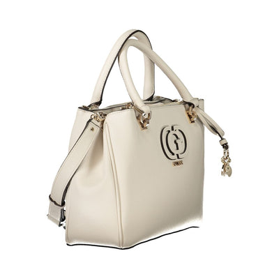 Guess Jeans Weiß Polyethylen Frauen Handtasche