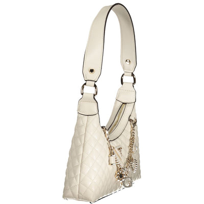Guess Jeans Weiß Polyethylen Frauen Handtasche