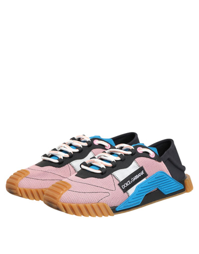 Dolce & Gabbana Multicolor Low Top NS1 Männer Turnschuhe Schuhe