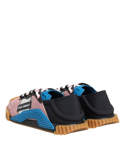 Dolce & Gabbana Multicolor Low Top NS1 Männer Turnschuhe Schuhe