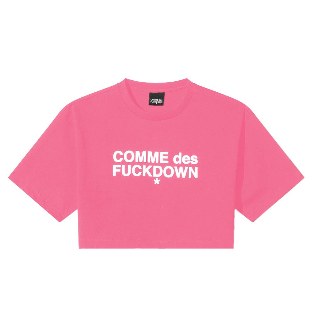 Comme Des Fuckdown Fuchsia Baumwolle Tops &amp
