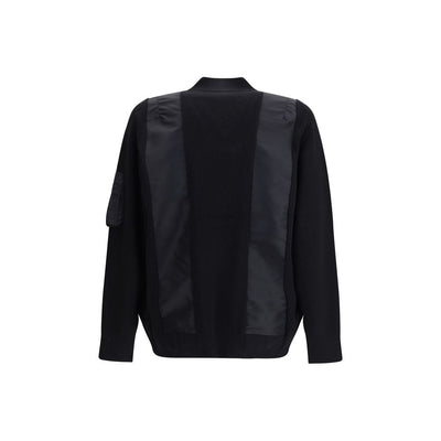 Sacai Jacke mit Reißverschluss und Blende