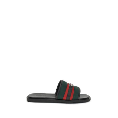 Gucci GG-Motiv Slider Sandalen