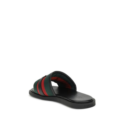 Gucci GG-Motiv Slider Sandalen