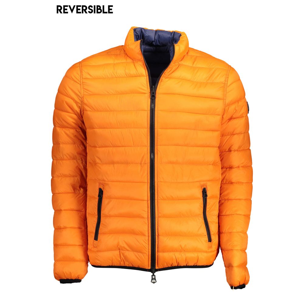 U.S. POLO ASSN. Orangefarbene Nylonjacke