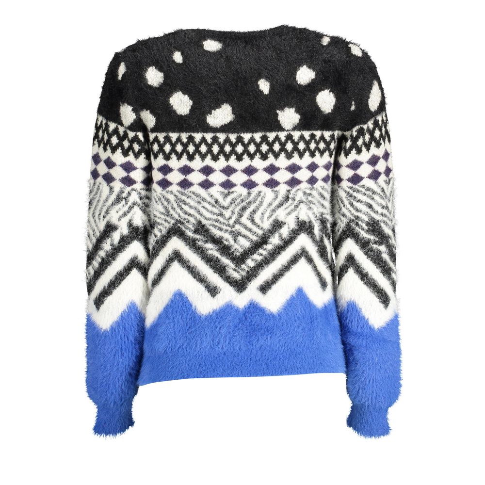 Desigual Schwarzer Polyester-Pullover
