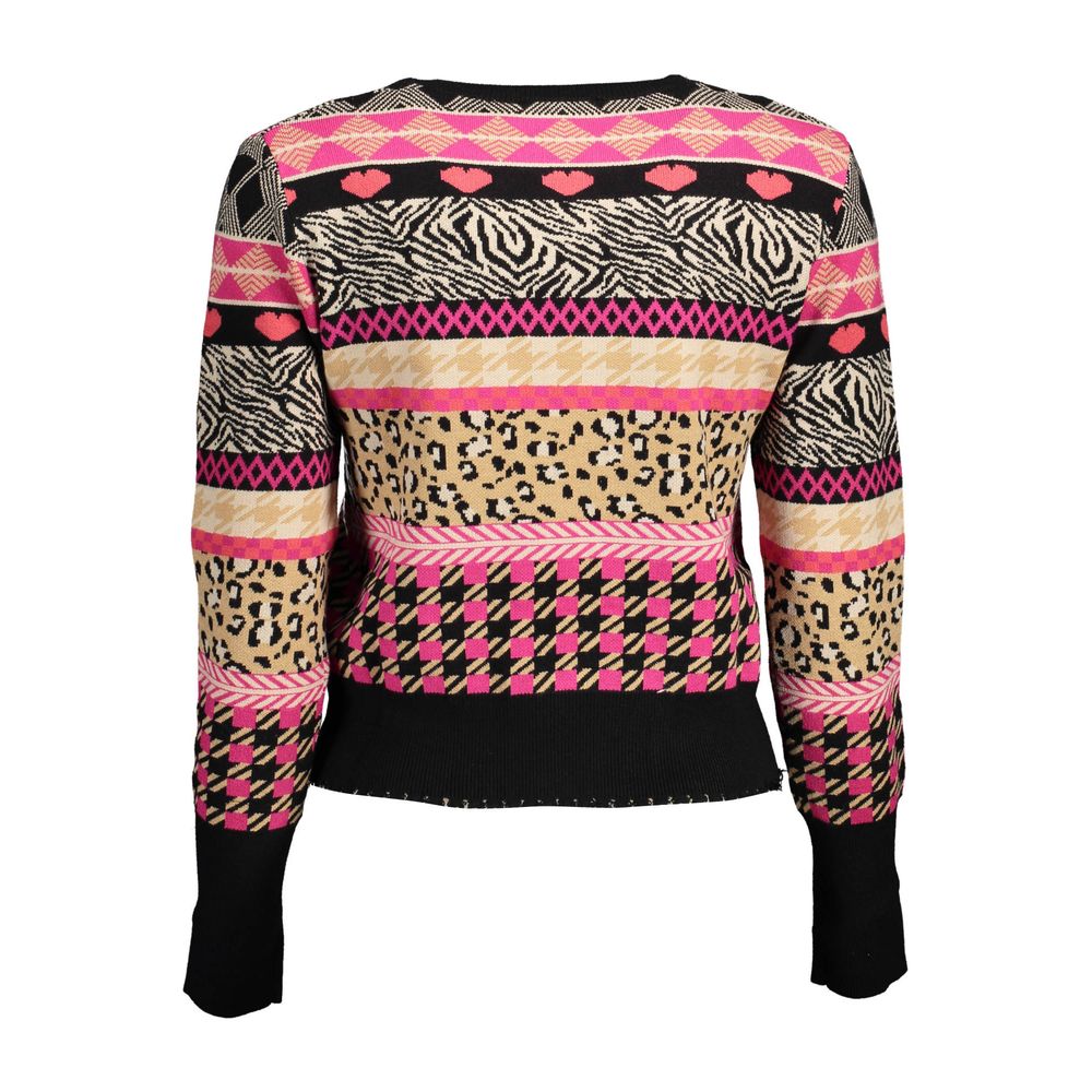 Desigual Schwarzer Polyester-Pullover