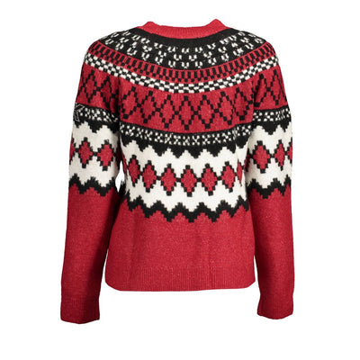 Desigual Roter Polyester-Pullover
