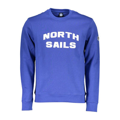 North Sails Blauer Baumwollpullover