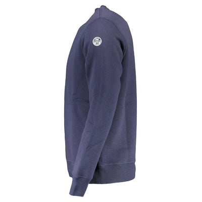 North Sails Blauer Baumwollpullover
