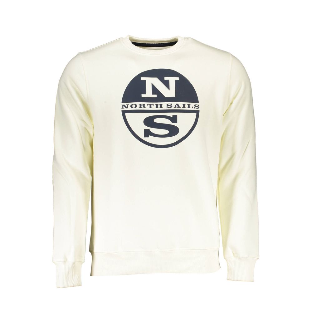 North Sails Weißer Baumwollpullover