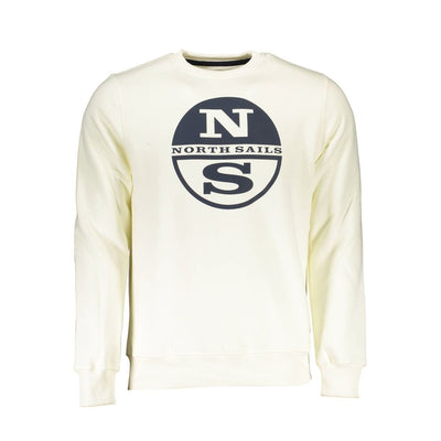 North Sails Weißer Baumwollpullover
