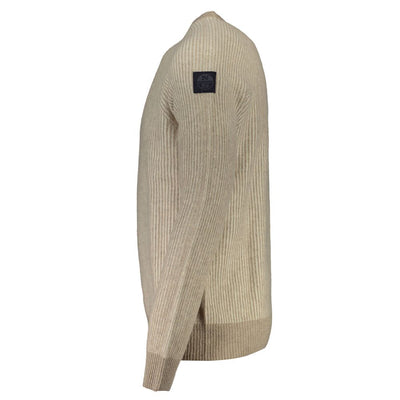 North Sails Beigefarbener Pullover aus Wolle