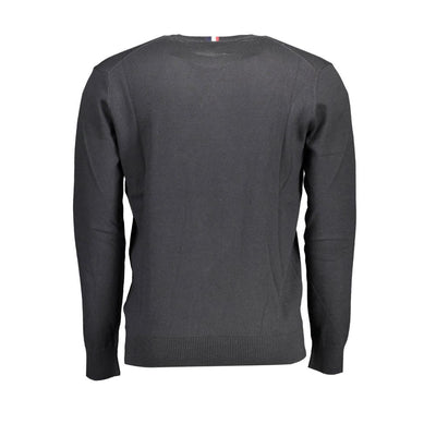 U.S. POLO ASSN. Schwarzer Baumwollpullover