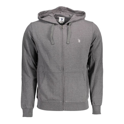 U.S. POLO ASSN. Grauer Baumwollpullover