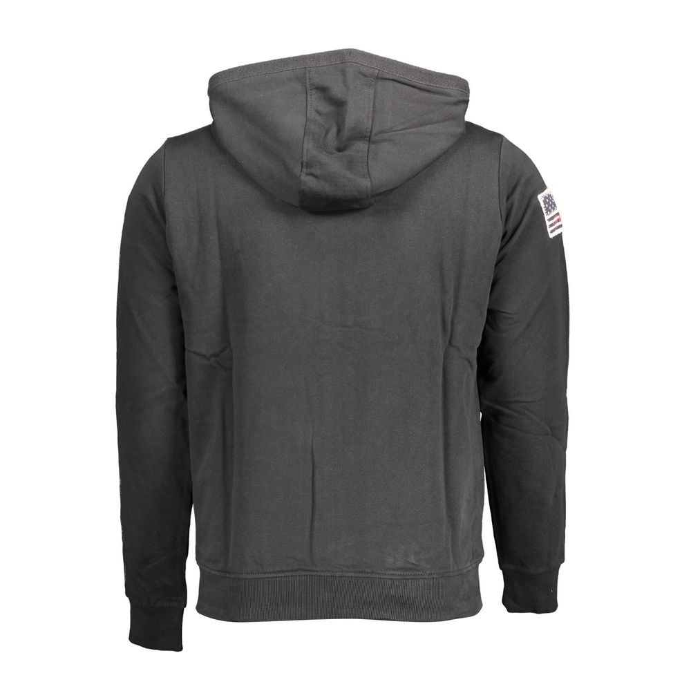 U.S. POLO ASSN. Schwarzer Baumwollpullover