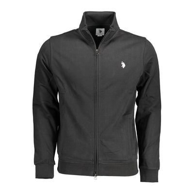 U.S. POLO ASSN. Schwarzer Baumwollpullover