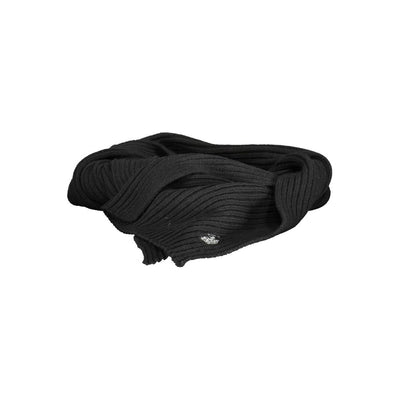 U.S. POLO ASSN. Schwarzer Wollschal