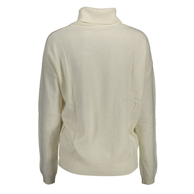 U.S. POLO ASSN. Weißer Wollpullover