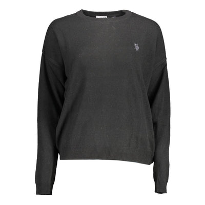 U.S. POLO ASSN. Schwarzer Wollpullover