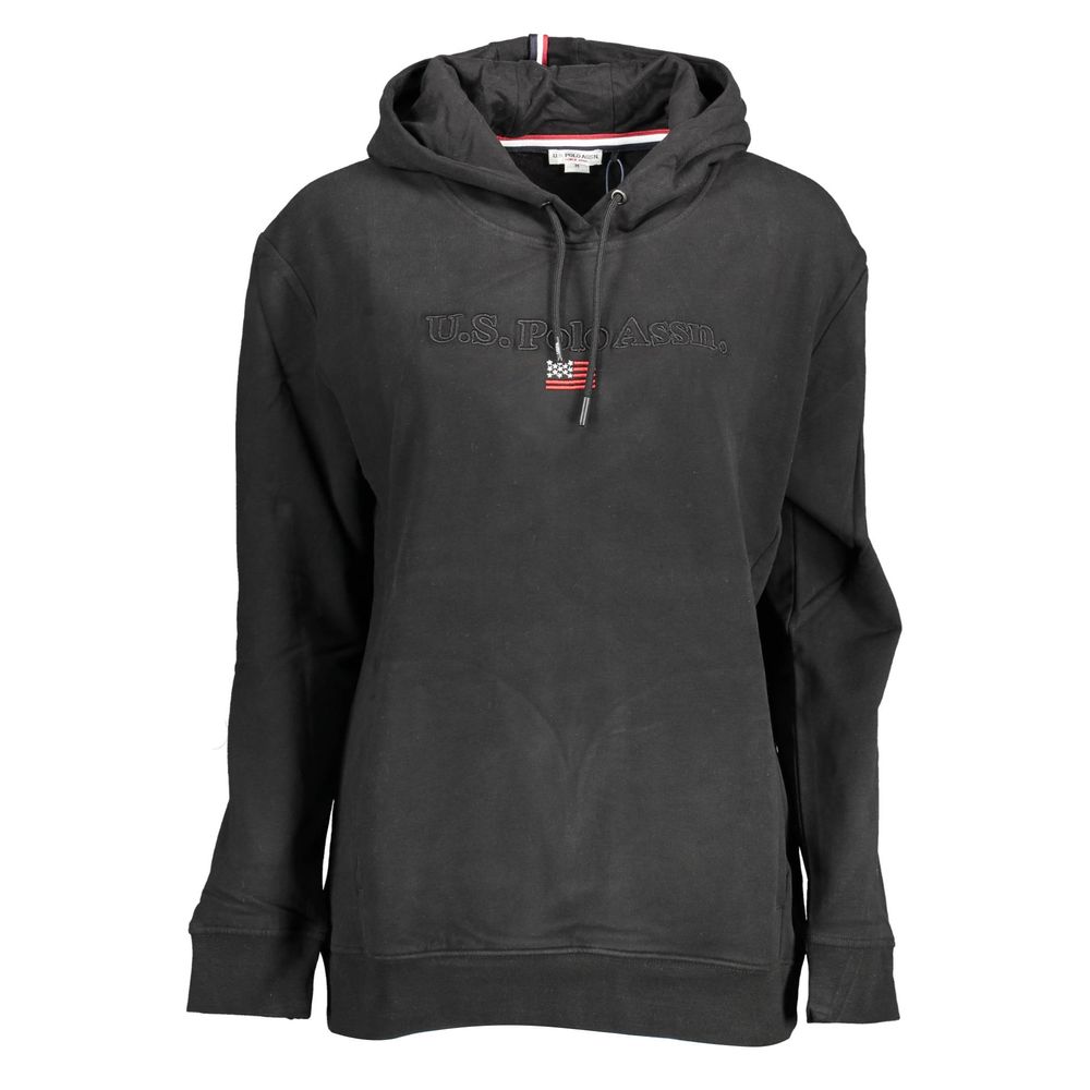 U.S. POLO ASSN. Schwarzer Baumwollpullover