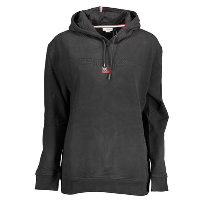 U.S. POLO ASSN. Schwarzer Baumwollpullover
