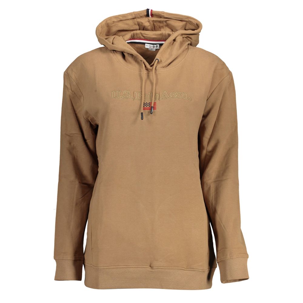 U.S. POLO ASSN. Brauner Baumwollpullover