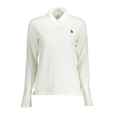 U.S. POLO ASSN. Weißes Baumwoll-Poloshirt