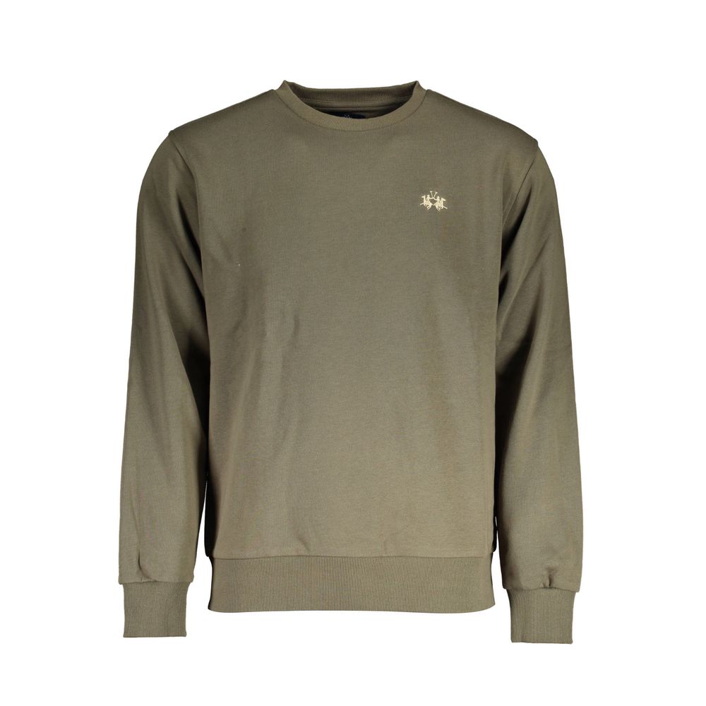 La Martina Grüner Baumwollpullover
