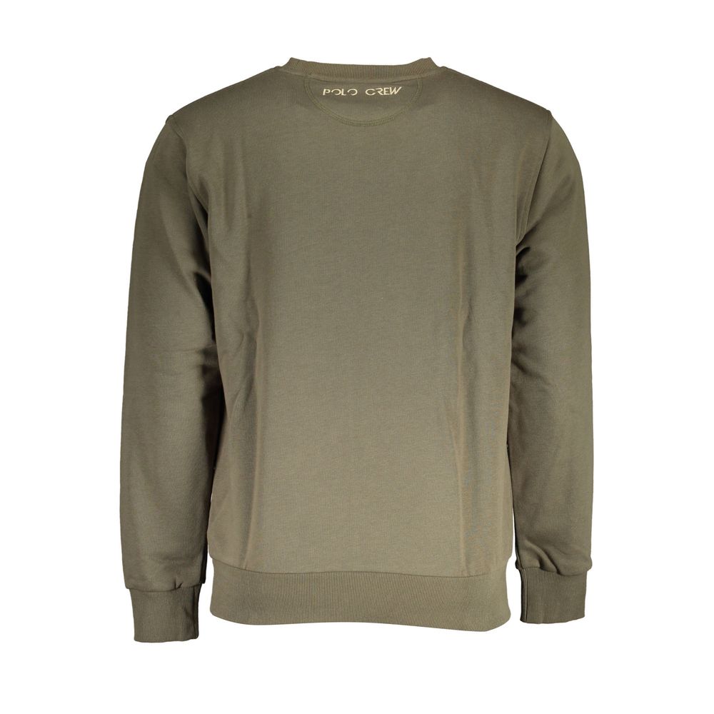 La Martina Grüner Baumwollpullover