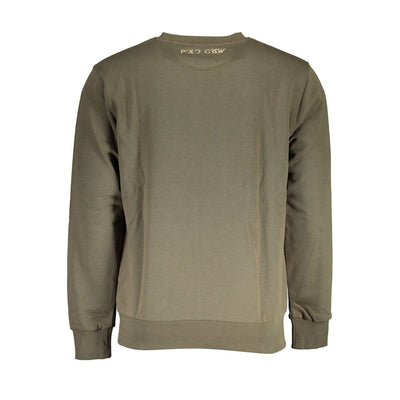 La Martina Grüner Baumwollpullover