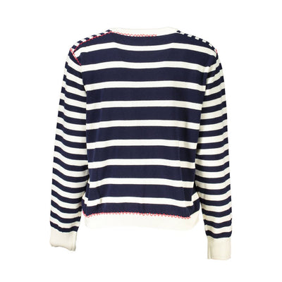 Desigual Blauer Baumwollpullover