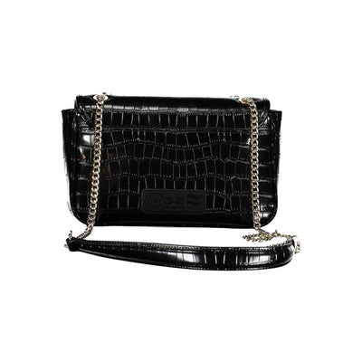 La Martina Schwarze Polyethylen-Handtasche