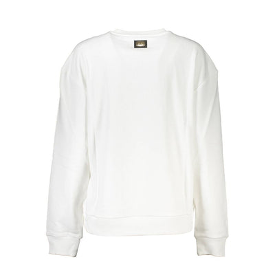 Cavalli Class Weißer Baumwollpullover