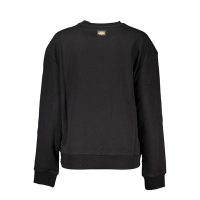 Cavalli Class Schwarzer Baumwollpullover