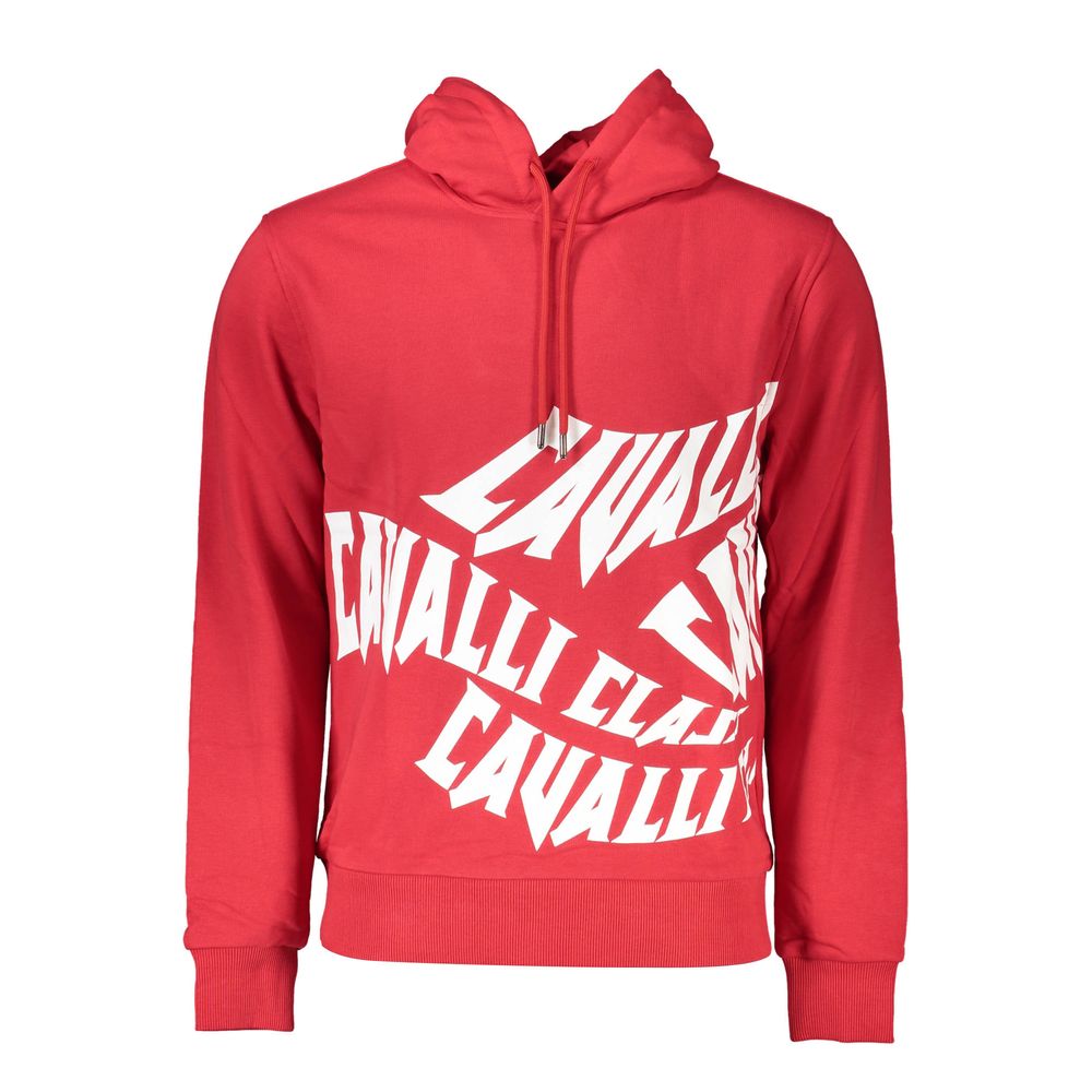 Cavalli Class Roter Baumwollpullover