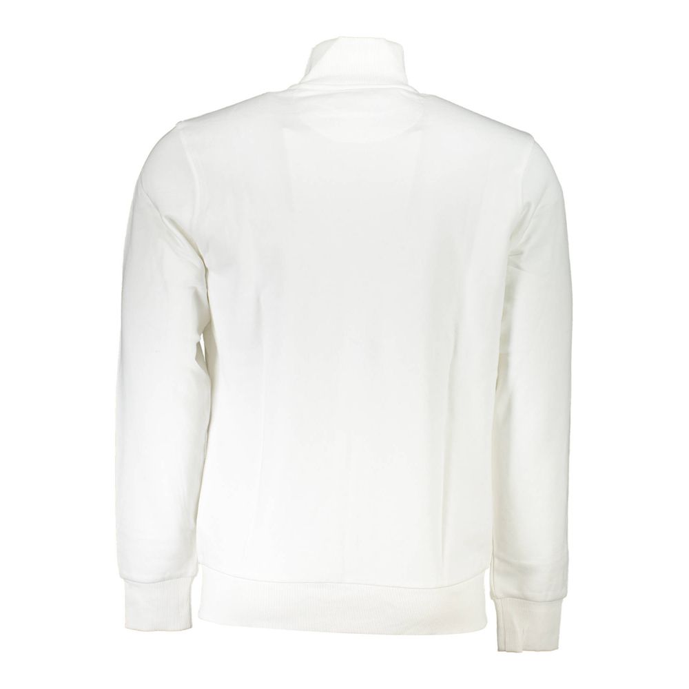 La Martina Weißer Baumwollpullover