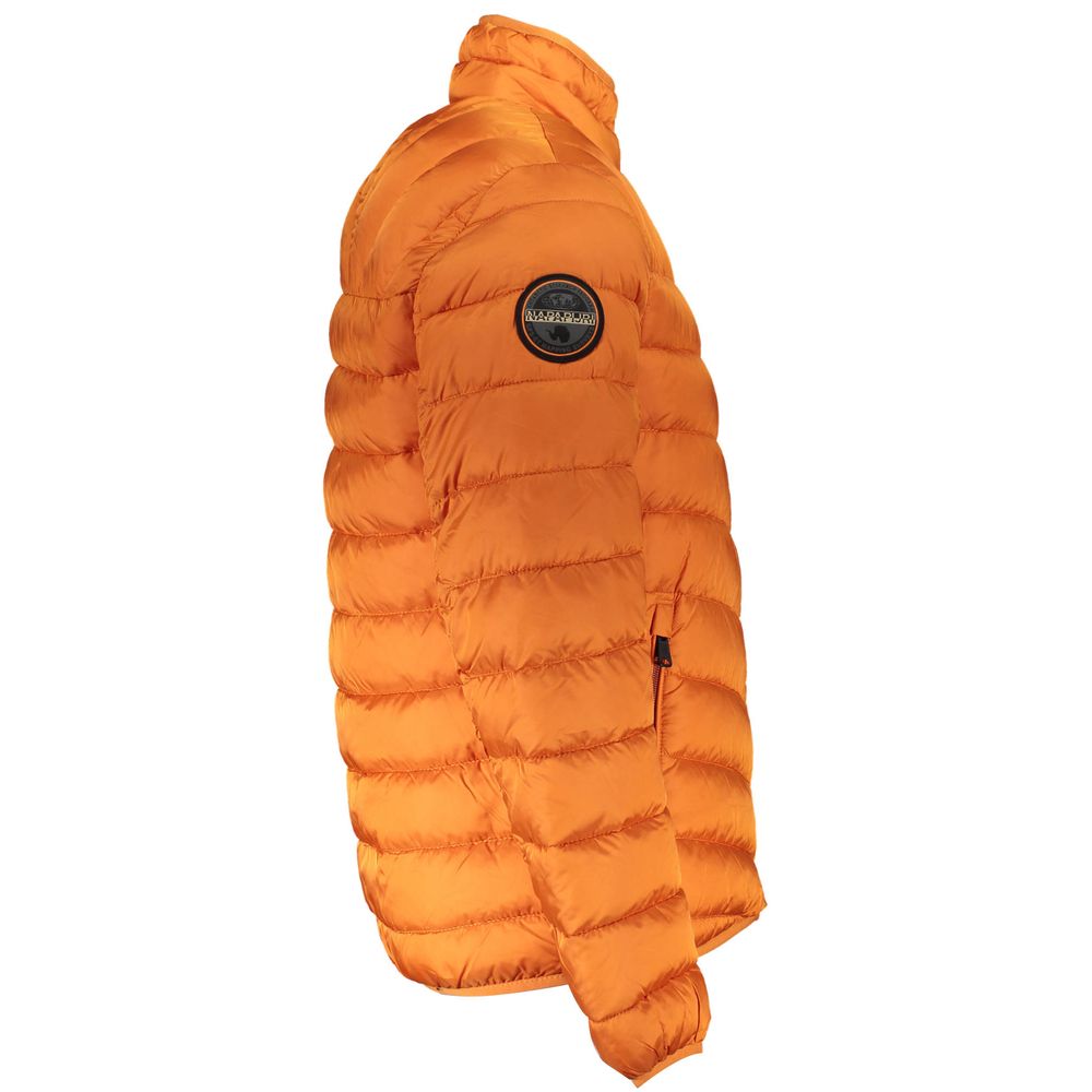 Napapijri Orangefarbene Polyamid-Jacke