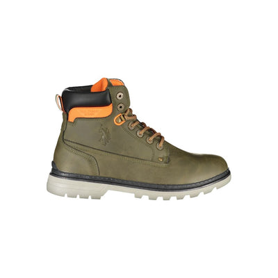 U.S. POLO ASSN. Grüner Polyester-Stiefel
